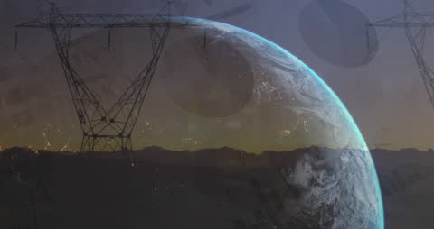 Global Network Analysis with Animated Statistical Data