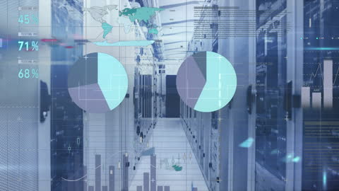 Digital Analysis in High-Tech Server Room