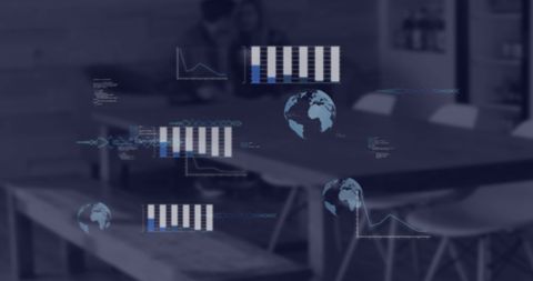 global financial analysis in contemporary office setting - Download Free Stock Images Pikwizard.com