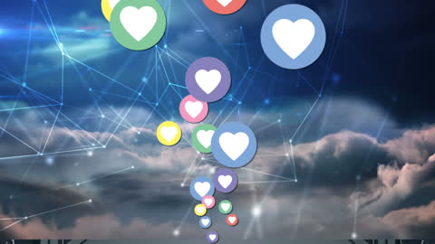 Social Media Growth over Digital Cloud Networks