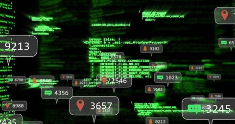 Digital Interface with Streaming Cybersecurity Alerts