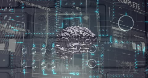 Futuristic Brain Data Interface with Digital Circuits
