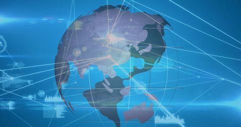 Global Networking and Data Connections - Download Free Stock Images Pikwizard.com