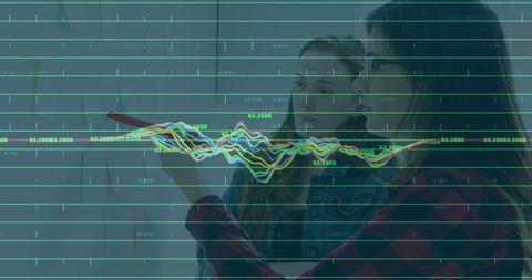Businesswomen Analyzing Financial Data on Digital Interface - Download Free Stock Images Pikwizard.com