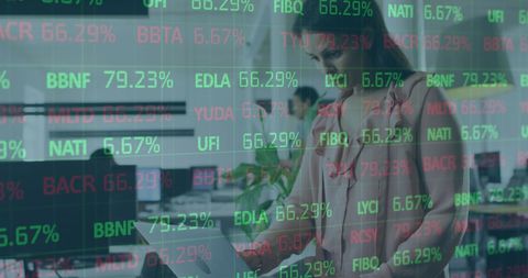 Stock Market Analysis and Data Processing in Modern Office Environment - Download Free Stock Images Pikwizard.com