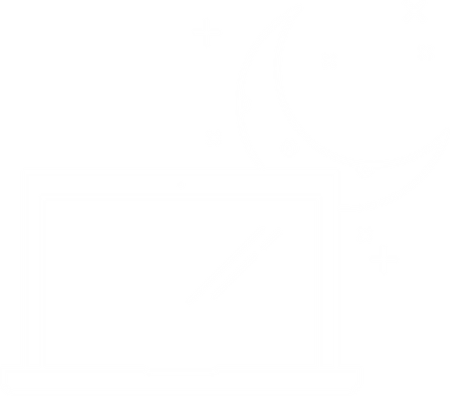 Transparent Digital Illustration of Moon and Laptop with Copy Space - Download Free Stock Videos Pikwizard.com