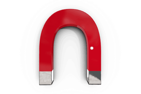 red magnet illustration on transparent background for science projects - Download Free Stock Videos Pikwizard.com