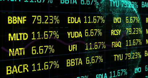 Digital Display of Stock Market Data