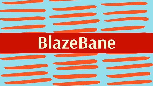 Fiery BlazeBane Brand Promotion with Bold Red and Orange Streaks - Download Free Stock Videos Pikwizard.com