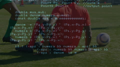 Coding and Soccer Playing Visual Experiment