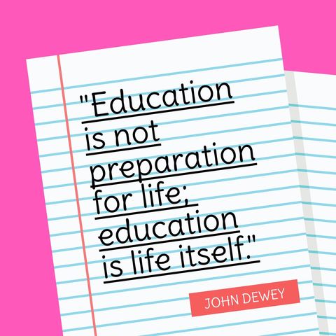 inspirational education quote on lined paper background - Download Free Stock Templates Pikwizard.com