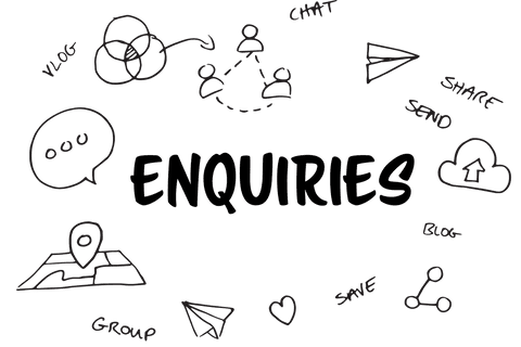 Enquiries Concept with Communication Icons on Transparent Background - Download Free Stock Videos Pikwizard.com