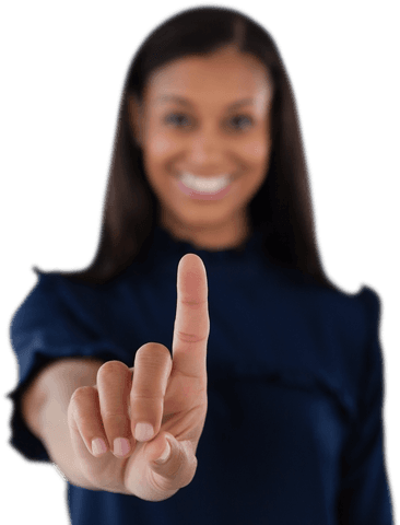 Transparent Fingertip Touching Virtual Interface Concept - Download Free Stock Videos Pikwizard.com
