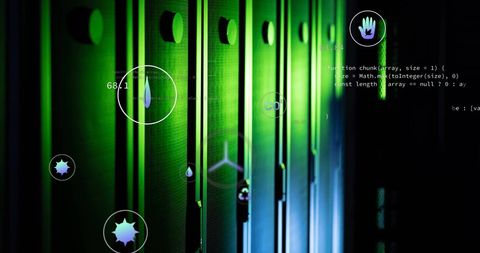 Ecology and Data Integration in Modern Server Rooms - Download Free Stock Images Pikwizard.com