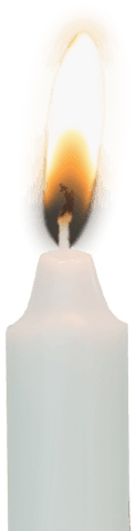 vertical burning candle with bright flame on transparent background - Download Free Stock Videos Pikwizard.com