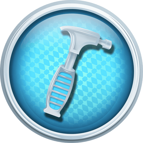transparent vector illustration of hammer icon on blue circle - Download Free Stock Videos Pikwizard.com