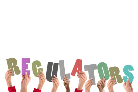 Transparent Hands Holding Colorful 'Regulators' Letters - Download Free Stock Videos Pikwizard.com