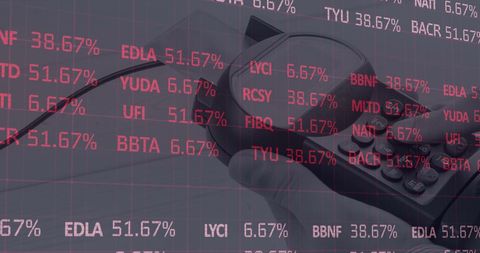 Financial Data Overlay on Payment Terminal Illustrating Online Transactions - Download Free Stock Images Pikwizard.com