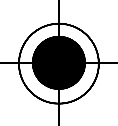 minimalist target design with filled circle on transparent background - Download Free Stock Videos Pikwizard.com