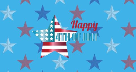 Festive 4th of July Celebration Greeting Card Design - Download Free Stock Images Pikwizard.com