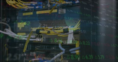 Stock Market Data Visualization on Computer Servers - Download Free Stock Images Pikwizard.com
