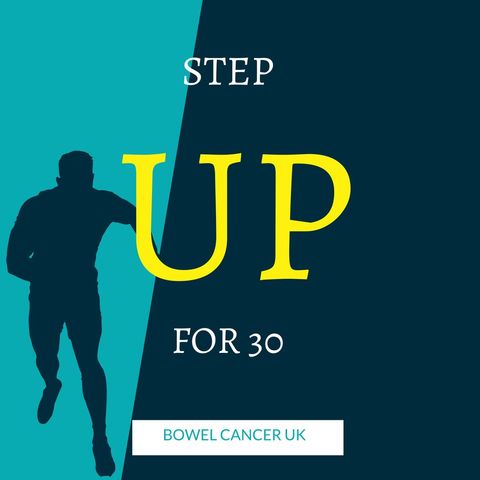 step up for 30 campaign for bowel cancer awareness - Download Free Stock Templates Pikwizard.com