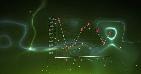 Data Analysis with Digital Waves and Light Accents - Download Free Stock Images Pikwizard.com