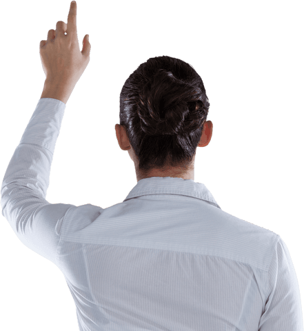 transparent gesture technology innovation businesswoman pointing - Download Free Stock Videos Pikwizard.com