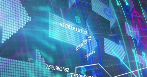 Dynamic Digital Interface Representing Global Finance and Data Processing - Download Free Stock Images Pikwizard.com
