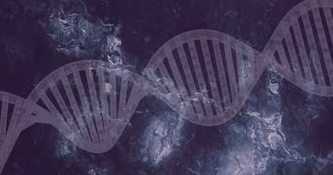 Abstract DNA Strand with Digital Data Aesthetic - Download Free Stock Images Pikwizard.com