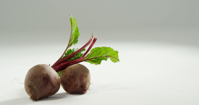 Fresh Beetroots with Leaves on White Background - Download Free Stock Images Pikwizard.com