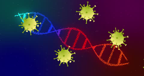 Digital Representation of COVID-19 Cells and DNA Strand