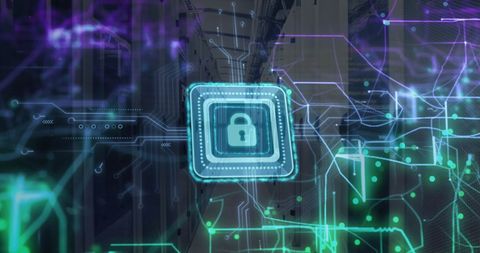 Digital Blockchain Security in Data Centers - Download Free Stock Images Pikwizard.com