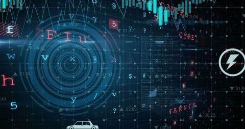 Digital Icons and Data with Cyber Security Concept - Download Free Stock Images Pikwizard.com