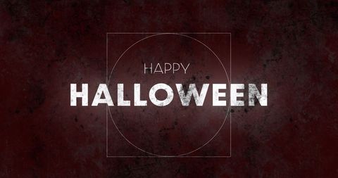 spooky geometric halloween greeting with grunge background - Download Free Stock Images Pikwizard.com