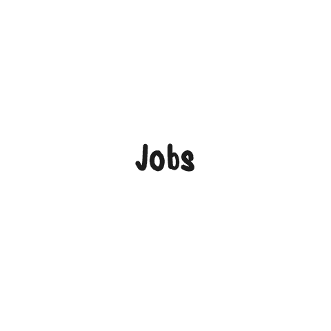 Black Jobs Text Transparent Vector Graphic