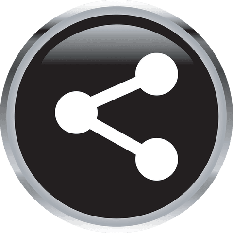 Transparent Background Share Icon for Social Media Integration - Download Free Stock Videos Pikwizard.com