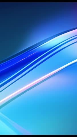 Vertical Looping Neon Waveforms Flowing and Pulsing in Futuristic Blue Gradient Motion