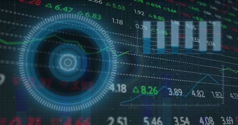 Data Visualization Overlay with Business Analytics Elements - Download Free Stock Images Pikwizard.com