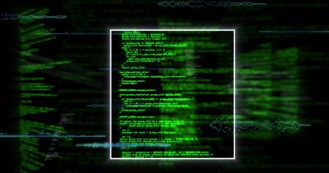 Digital Cyber Code Hacking Simulation - Download Free Stock Images Pikwizard.com