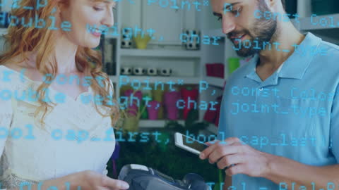 Digital Payment Transaction with Overlay Code Display