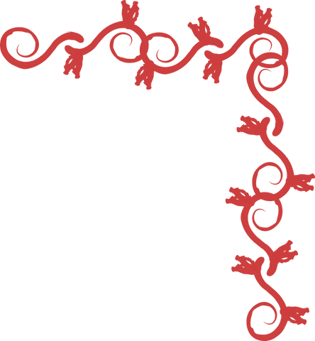 ornate red shapes border design on transparent background - Download Free Stock Videos Pikwizard.com