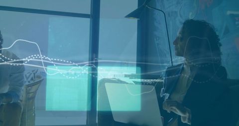 Collaborative Business Strategy and Analysis in Modern Office - Download Free Stock Images Pikwizard.com