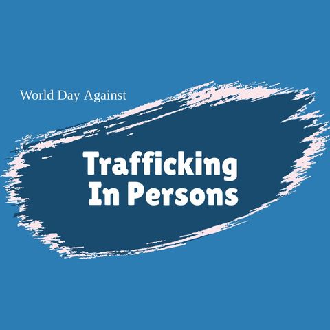 World Day Against Trafficking in Persons Awareness Illustration
