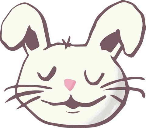 beige bunny illustration on transparent background for easter - Download Free Stock Videos Pikwizard.com