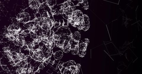 Abstract 3D Light Trails Forming Network Connections - Download Free Stock Images Pikwizard.com