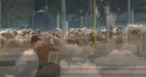 Conceptual Animation of Pandemic Travel and Data in Sports