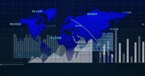 Global Data Visualization and Analytics Dashboard Concept - Download Free Stock Images Pikwizard.com