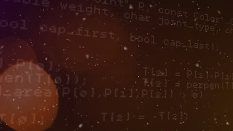 Abstract Digital Light Code Background with Glowing Effects