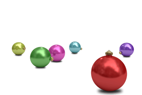 vibrant christmas balls on transparent background - Download Free Stock Videos Pikwizard.com